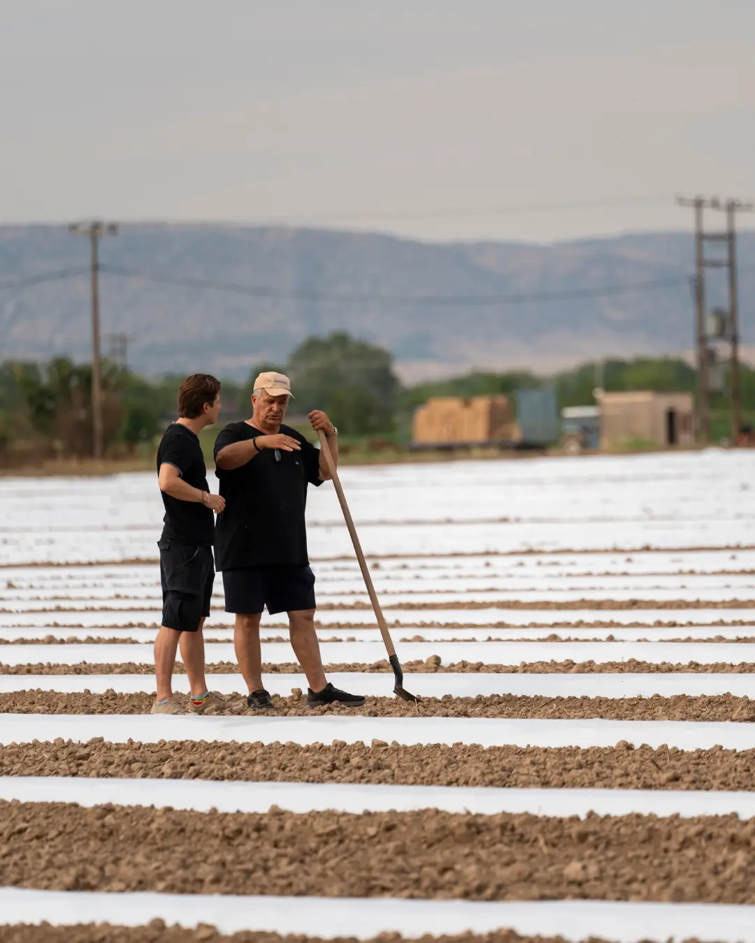 On-site exchange with a partner farmer