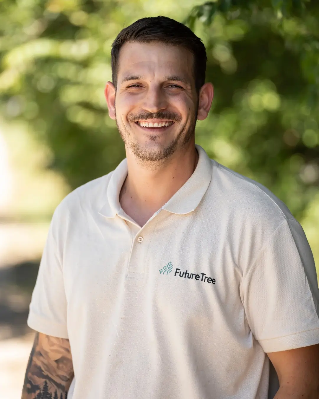 Team member on the plantation